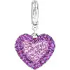 Becharmed Charms Cuore Light Amethyst