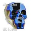 Skull Metallic Blue 2X