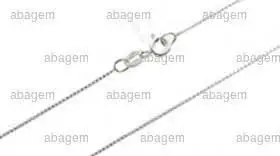 Silver chain 1,06 mm 60 cms