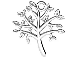Ciondolo Charm albero della vita in argento 