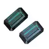 Pair of Indicolite gems of total 1.77 carats quality A