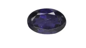 Iolite, taille oval de 1,40 carats 