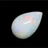 Opalo blanco talla pera de 14,2 x 10 mm de 2,9 kilates