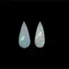 Pareja de opalos lagrima de 8,5 mm x 3,4 y 3,7 mm