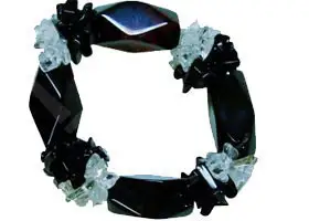 Agate bracelet and Rock Crystal