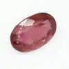 Oval cut rubellite of 2.55 carats