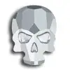 Swarovski 2856 Skull No Hot Fix Light Chrome 10,0 x 7,0 mm