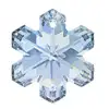 Swarovski Snowflake Blue-Shade 20 mm,