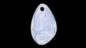 Radiolarian Pendan White Opal