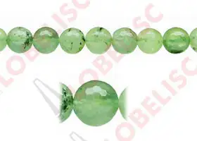 Strand of faceted Prenhita quality 1a round 10 mm