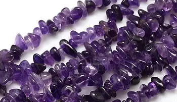 Necklace Chips Amethyst