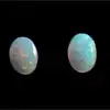 Pareja de opalos ovales de 5,0 mm x 7,0 mm