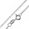 Silver chain of 50 cm and 1.35 mm thick