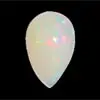Opalo  talla lagrima de 16,5 x 11,5 mm de 4,8 kilates