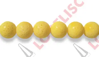 Strip 40 cm of sponge coral balls 12 mm yellow